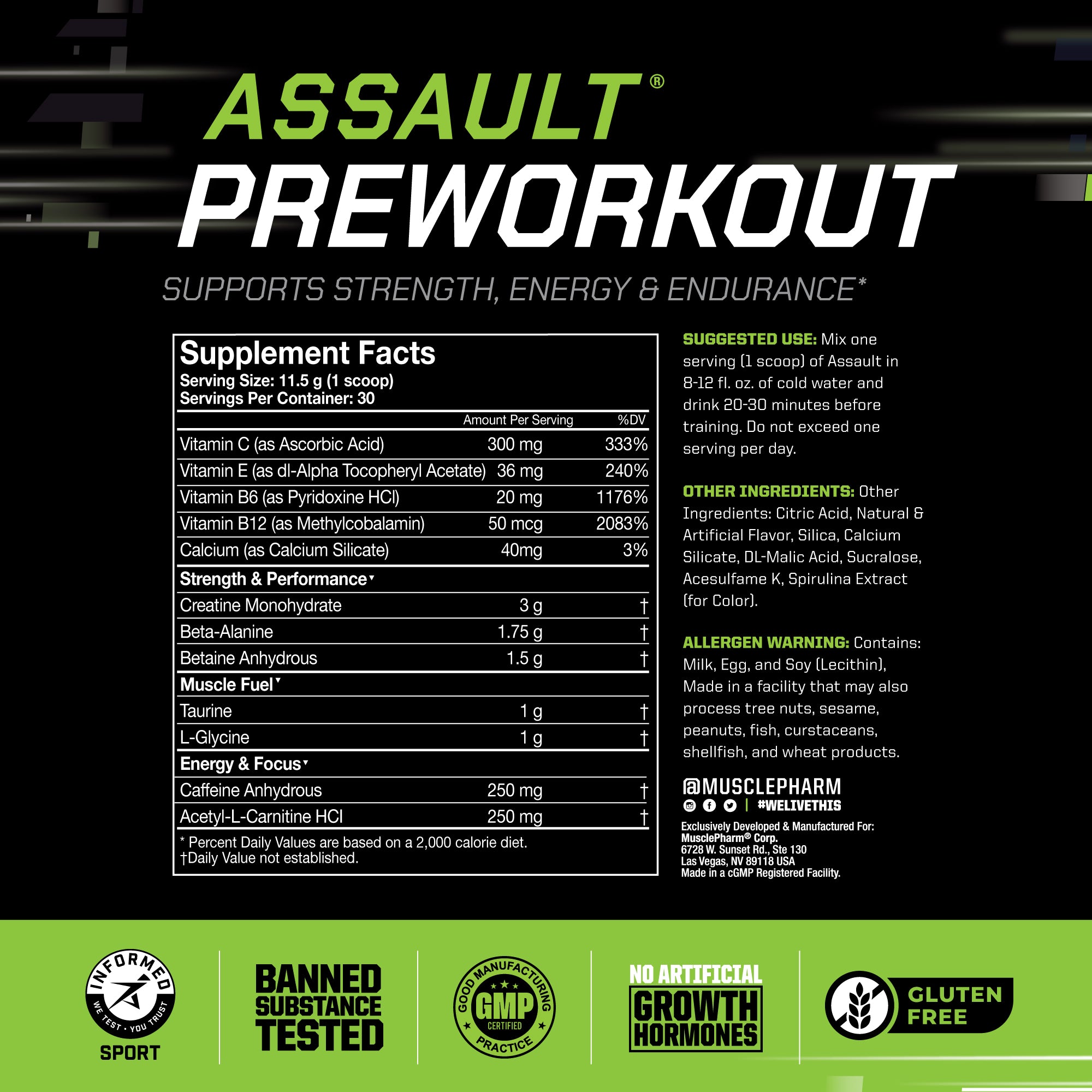 ASSAULT PRE-WORKOUT