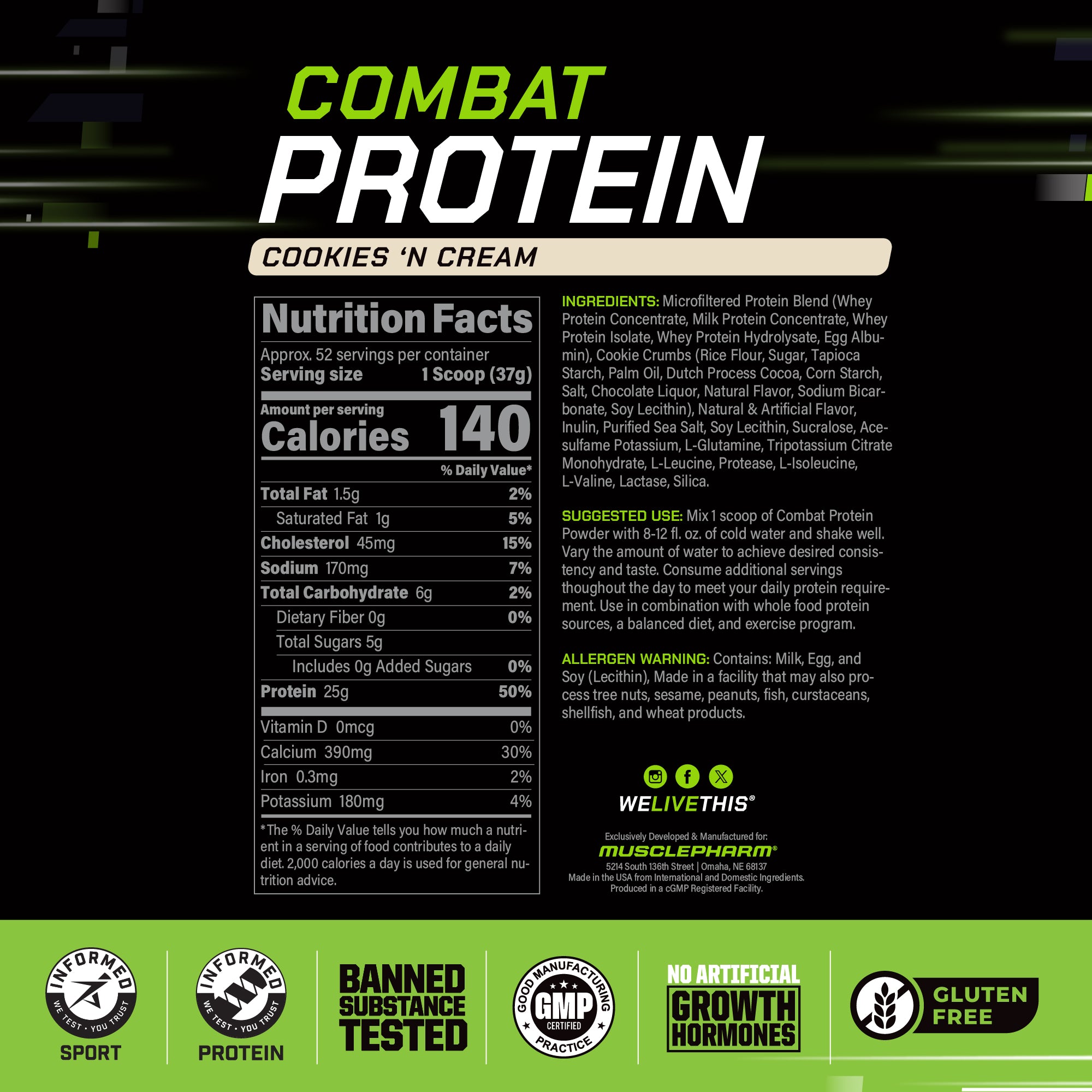 COMBAT PROTEIN