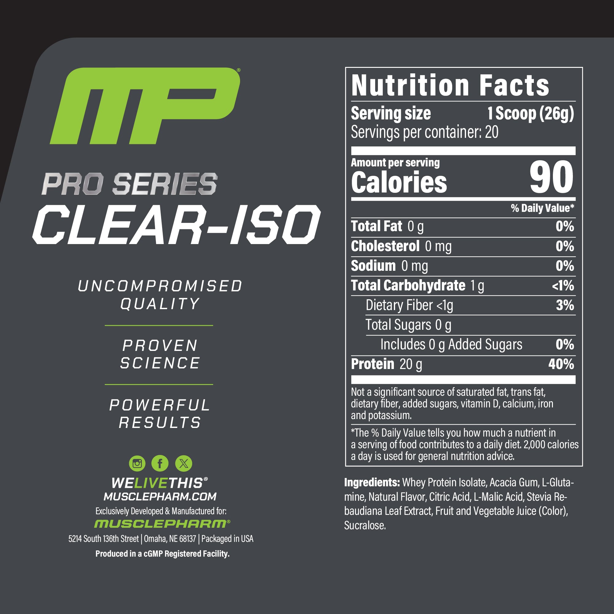 PRO SERIES CLEAR-ISO