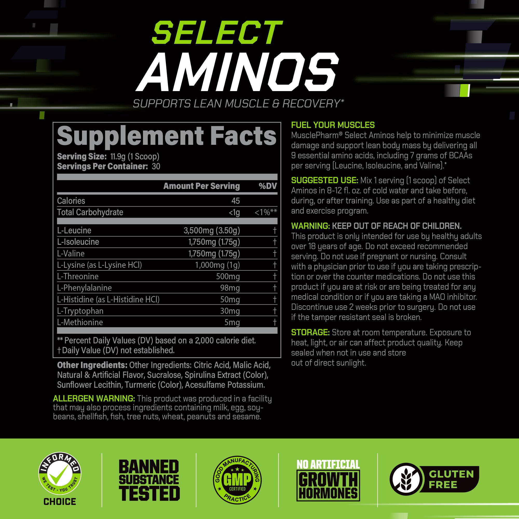 SELECT AMINOS
