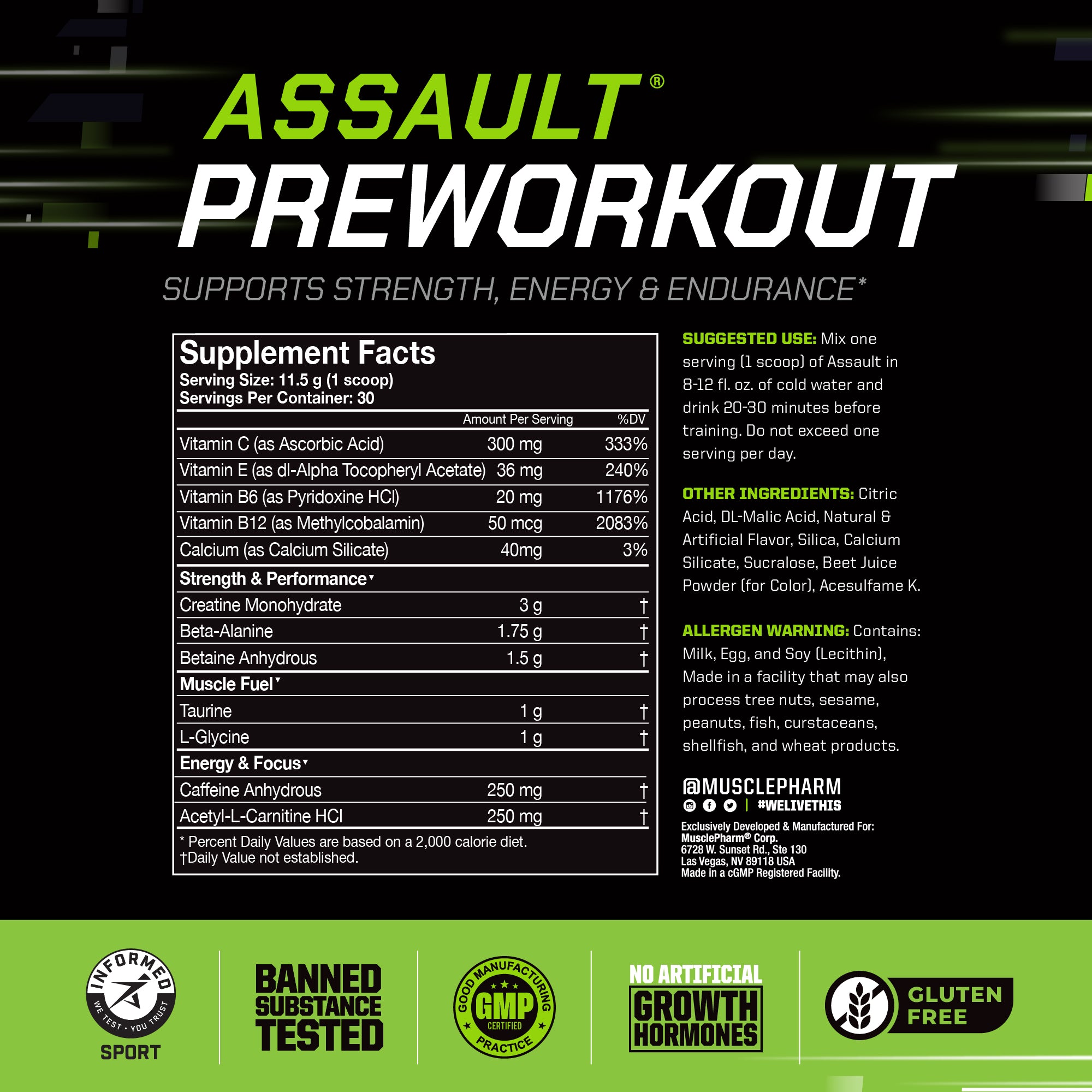 ASSAULT PRE-WORKOUT
