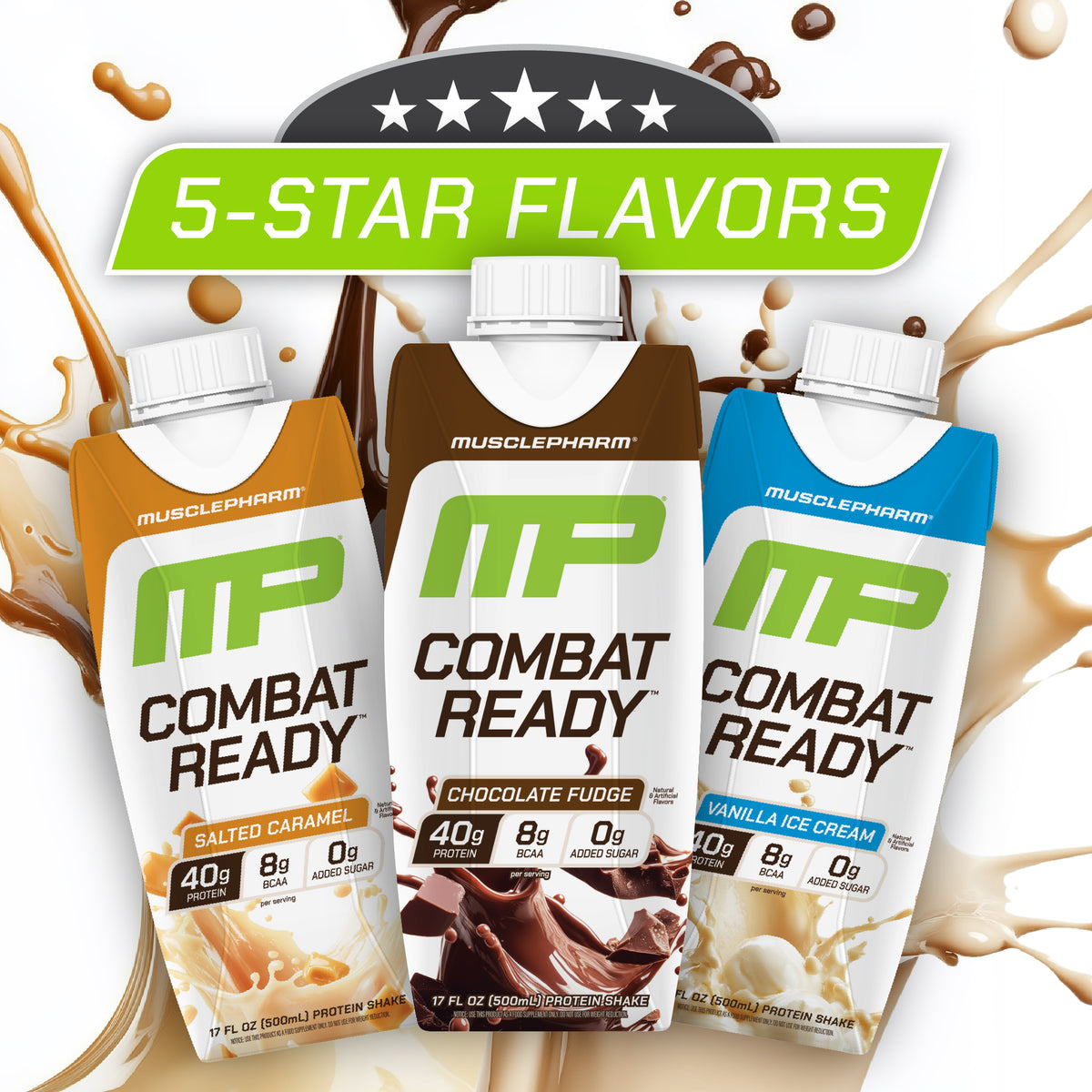 Combat Ready-to-Drink Protein Shake – High-Protein with BCAAs