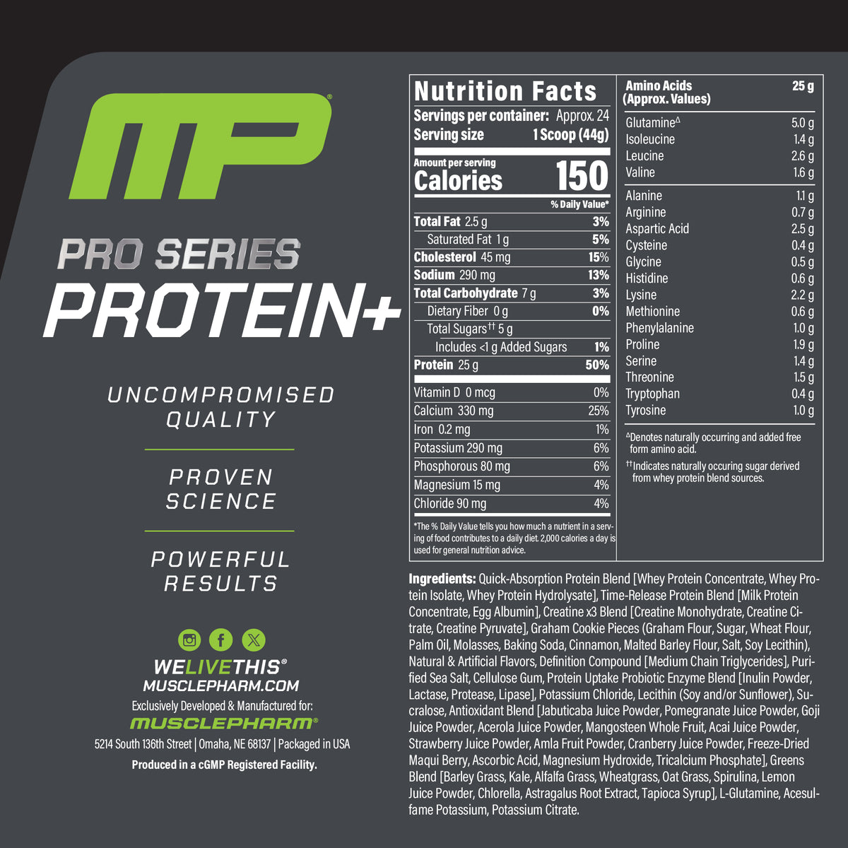 PROTEIN+ 7-in-1 Protein | Whey, Creatine, BCAAs & Recovery Blend