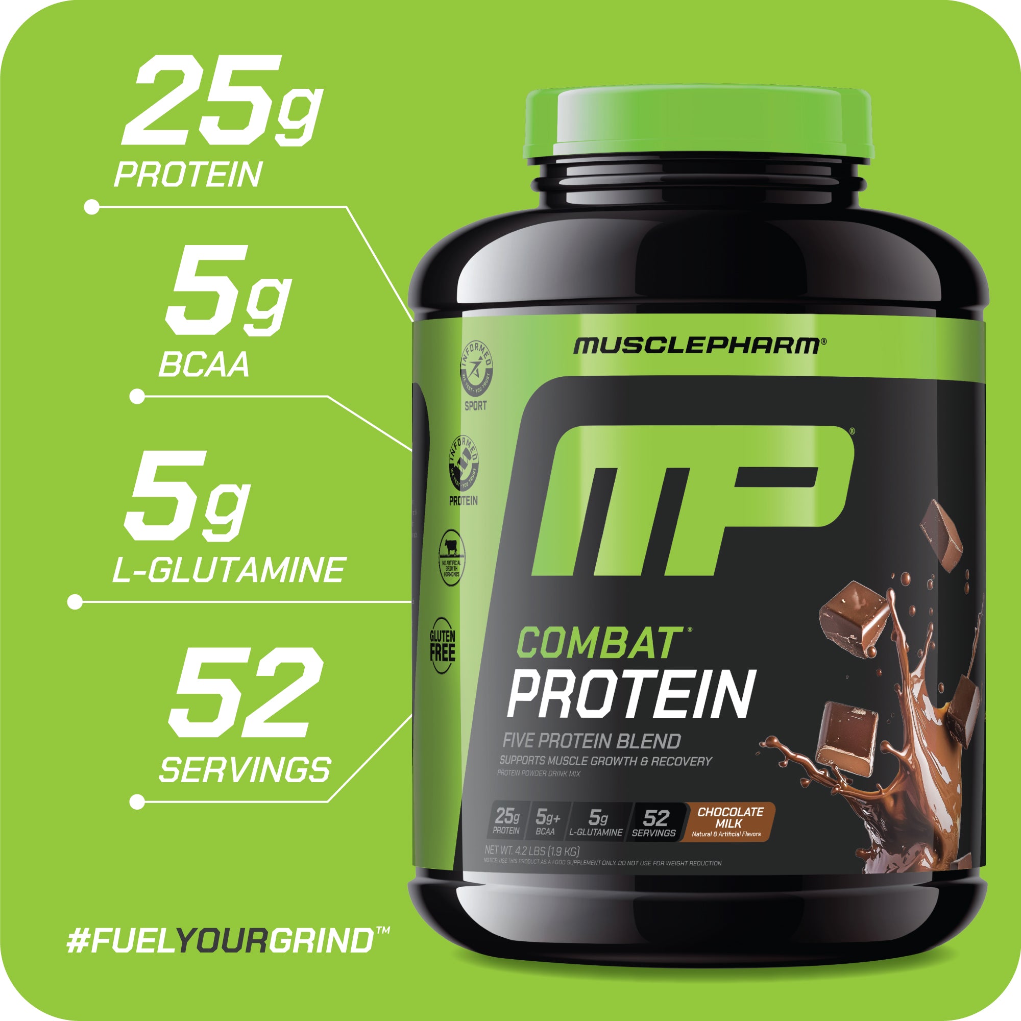 Combat Protein Powder | Multi-Source Protein Blend for Recovery